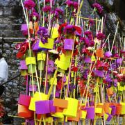 Milers de persones omplen els carrers de Girona en el festival Temps de Flors