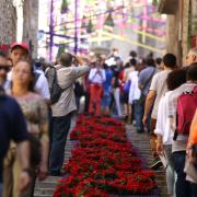 Girona: Temps de Flors, fotos de ambient per veure las aglomaracions de gent.  457#Joan Sabater