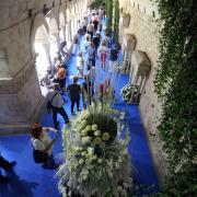 Girona.  60a edició de Temps de Flors, feu fotos d'ambient i d'altres espais, com ara el Modern, que es reobra, i el riu Onyar, que torna a estar guarnit.  1226#Quim Puig