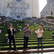 Girona.  60a edició de Temps de Flors, feu fotos d'ambient i d'altres espais, com ara el Modern, que es reobra, i el riu Onyar, que torna a estar guarnit.  1226#Quim Puig