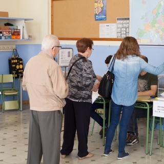 Reus.Cues per votar a les eleccions al Parlament 2015