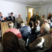 Roda de premsa de Puigdemont a Berlín