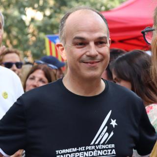 El secretari general de Junts, Jordi Turull, a la manifestació de la Diada