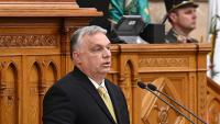 El reelegit primer ministre hongarès, Víktor Orbán, aquest dilluns al Parlament