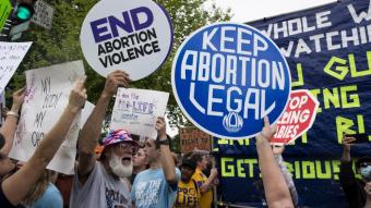 Imatge d'una manifestació a favor de l'avortament, a Washington