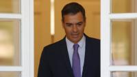 El president del govern espanyol, Pedro Sánchez, aquest dimarts a la Moncloa