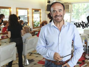 Antonio López, a la perruqueria i centre d’estètica Antonio Jordi Puig