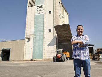 El director-gerent d’Agrària del Vallès, Manel Cunill, a la seu de la cooperativa, a les Franqueses Ramon Ferrandis