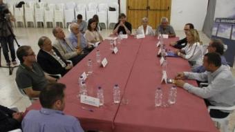 Els alcaldes del Moianès reunits divendres a Granera amb la vicepresidenta Joana Ortega Griselda Escrigas