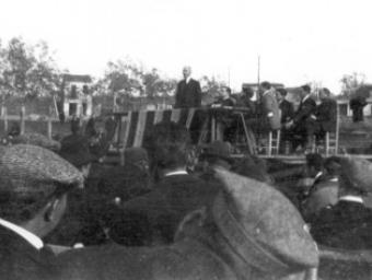 Un míting de Francesc Macià de l’any 1922 a Granollers Joan Font / Arxiu Municipal de Granollers