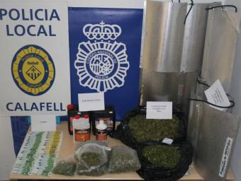 Marihuana decomissada a Calafell Policia espanyola