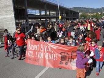 La darrera protesta de la comunitat educativa d’El Calderí Griselda Escrigas