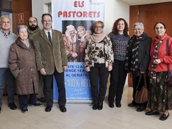 Alguns dels promotors d’Els Pastorets a l’Hospital Ramon Ferrandis