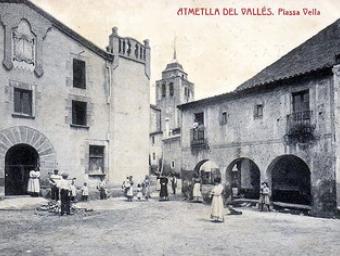 Una ballada de gitanes a la plaça de la Porxada de Granollers