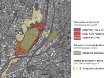 Els usos de l’espai proper al Circuit que fixa el pla director aprovat inicialment TES