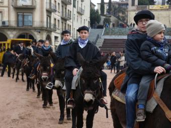 Un moment del passant dels Tonis de Manlleu de l’any passat Albert Llimós