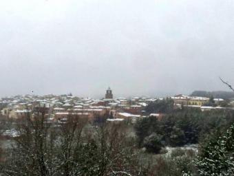 Primera nevada a Prades  