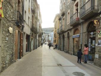 El carrer Sant Boi. S’hi havia de fer una claveguera nova que es va pagar però no es va executar Josep Comajoan