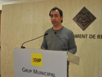 David Vidal, regidor de la CUP Enrique Canovaca
