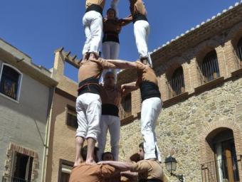 Actuació dels Xiquets de Reus a Riudecanyes, el passat març Cedida