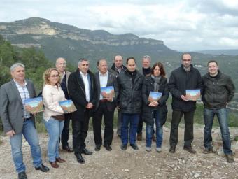 D’esquerra a dreta, Josep A. Grau (Sant Martí de Centelles); Alejandra Crespo (Bigues i Riells); Ramon Banús (Sant Quirze Safaja); Joan Vila (Bigues i