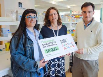 Dilluns es va fer l’entrega simbòlica del xec a la Fundació Sant Joan de Déu