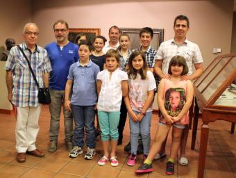 Alguns dels participants en la jornada al Museu Episcopal de Vic