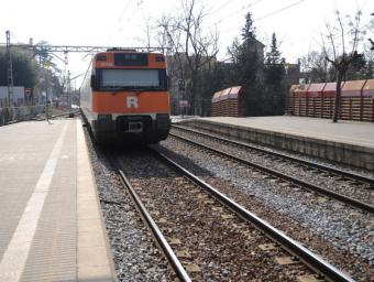 L’estació de la Garriga on acabarà el projecte de desdoblament que ara es redactarà Ramon Ferrandis