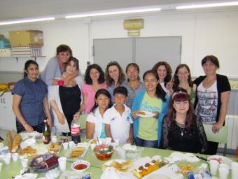 Foto de família dels participants als cursos
