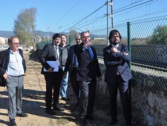 Autoritats municipals i autonòmiques presenten el projecte del baixador de Bellissens Enrique Canovaca