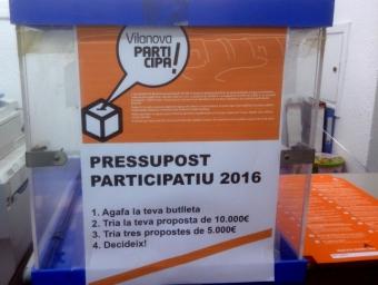 Vilanova obre un procés participatiu per decidir una inversió de 30.000 euros Info Anoia