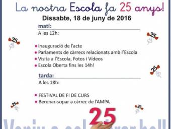 L’escola Vilademàger de La Llacuna celebra els seus 25 anys Info Anoia