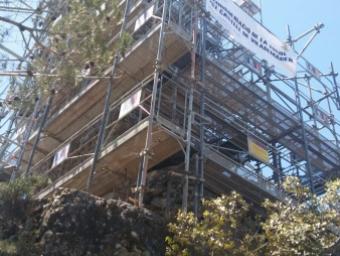 En marxa els treballs de consolidació de la Torre de l’homenatge a La Llacuna Info Anoia
