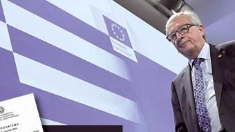 Jean-Claude Juncker, president de la CE, ahir a Brussel·les J.T. / AFP