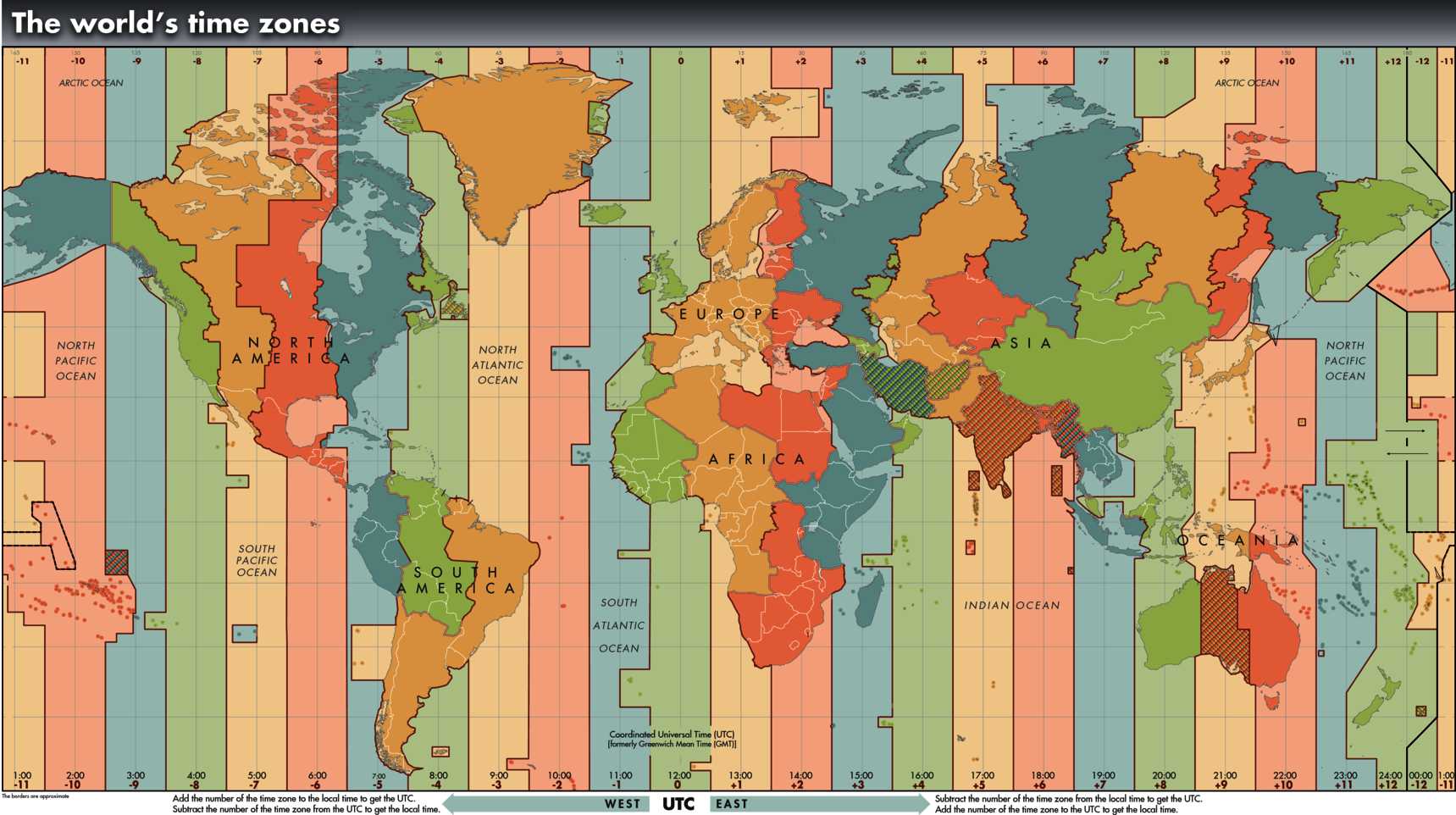 Time Zones In Europe Map