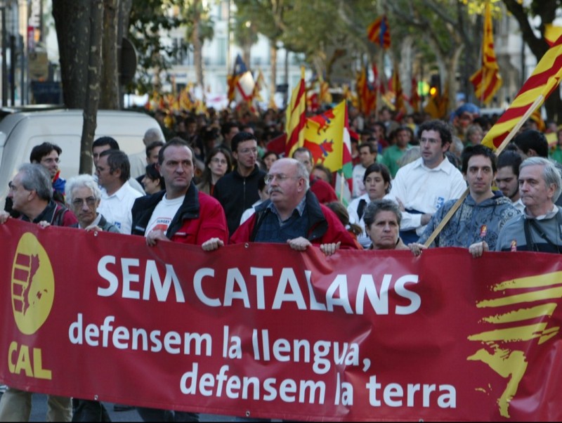 Manifestació a Perpinyà