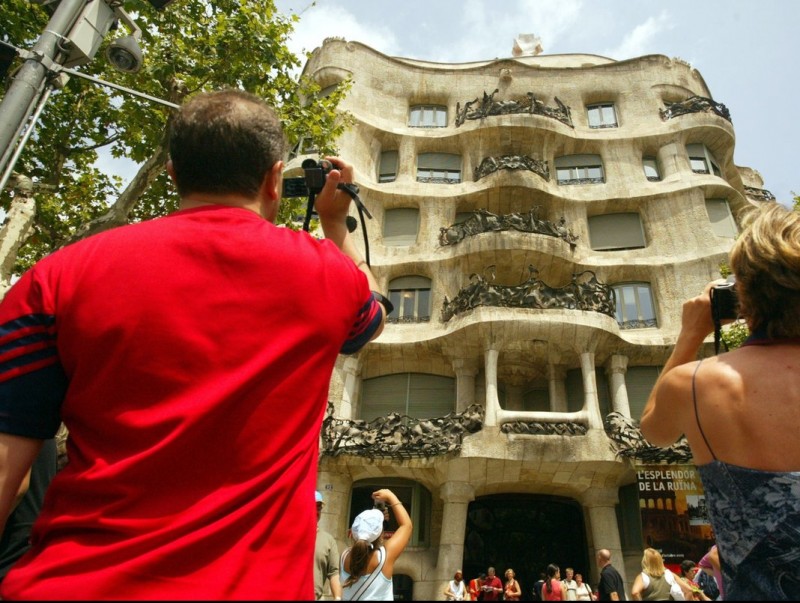 Edifici de la Pedrera a Barcelona, una de les ciutats més visitades de l'Estat espanyol GABRIEL MASSANA