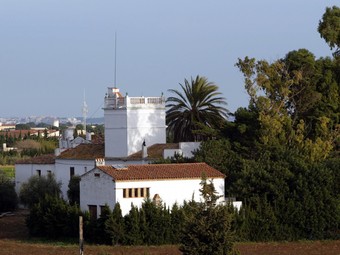 Vista exterior d'una de les parts de la finca on hi ha el mas Miró.  JUDIT FERNÀNDEZ