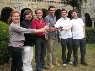  Presentació del festival Sons del Món, amb els restauradors Carles Antoner i Amiel Molins, el sommelier Roger Viusà, i el director del festival Xavi Pascual FOTO: Yolanda Falcon.   Yolanda Falcon. 