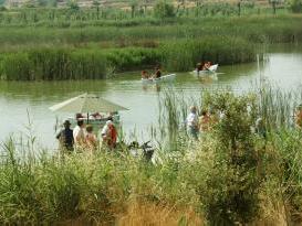  L'estany ha recuperat la navegació amb barques per les seves aigües.   Arxiu / Consorci Estany d'Ivars i Vila-sana. 