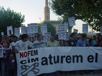 Els contraris al projecte de Logis Penedès han organitzat diferents mobilitzacions en els darrers anys, com la manifestació de la imatge, l'any 2006. EL PUNT