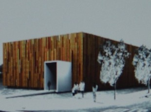 Una imatge virtual del centre de difusió tecnològica de la fusta i el moble de la Sénia.  EL PUNT