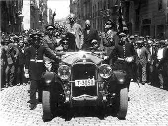 Francesc Macià el 1931, quan va ser elegit president de la Generalitat.