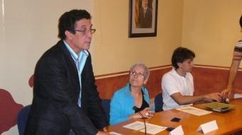 Ricard Herrero (PSC), prenent possessió com a president del consell el 2007. J.T