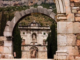 La façana de l'església de Santa Maria, una de les imatges més conegudes de la cartoixa. D. TARRAGONA