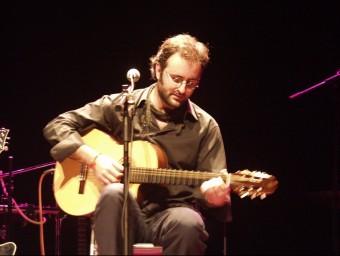Dídac Rocher en concert de l'anterior seu treball “El nus”. PAU ROCHER