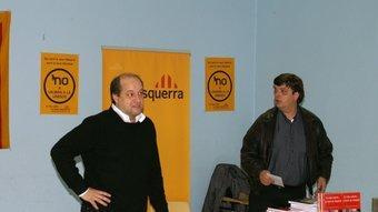 Enric Vilanova i Joan Ridaura d'ERC a Catalunya Nord. EL PUNT