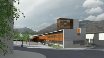 Imatge virtual del futur hospital transfronterer de Puigcerdà que s'ha d'inaugurar l'estiu del 2012.