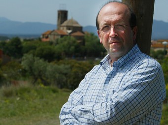 Jaume Guillamet, en una imatge de l'any passat, a Garriguella.  LLUÍS SERRAT