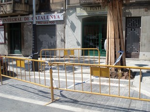 El passeig Mata de Reus on va tenir lloc el crim, la matinada del 18 de maig de 2008.  J. F